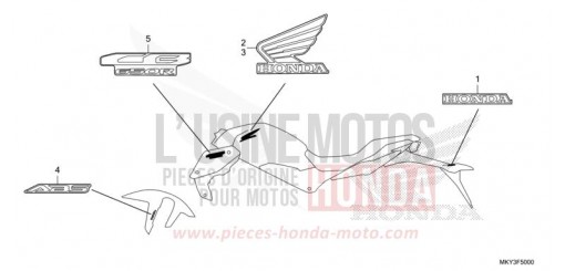 MARKE (CB650RA) CB650RAN de 2022